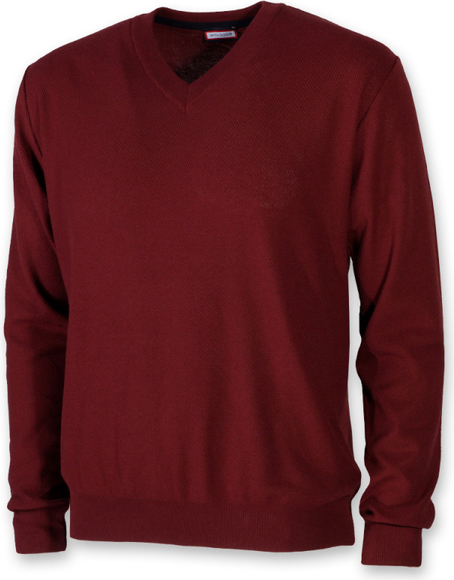 Czerwony sweter Willsoor z bawełny w stylu casual
