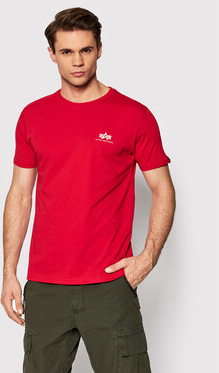 Czerwony t-shirt Alpha Industries