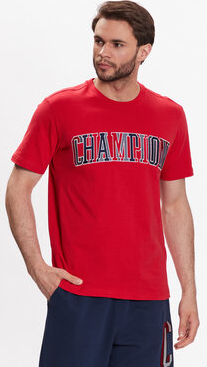 Czerwony t-shirt Champion
