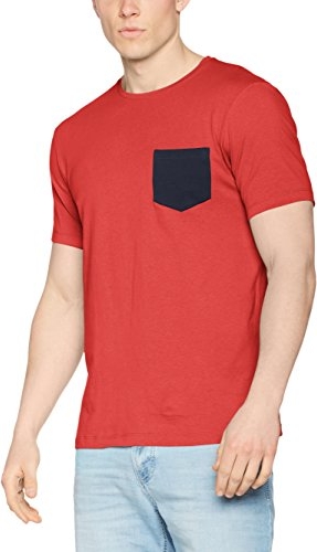 Czerwony t-shirt edc by esprit