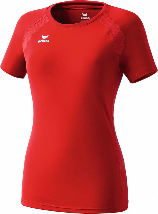Czerwony t-shirt Erima z krótkim rękawem w sportowym stylu