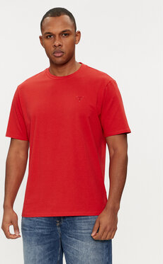 Czerwony t-shirt Guess