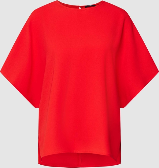 Czerwony t-shirt Joop! w stylu casual z krótkim rękawem