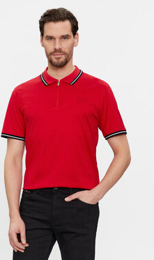Czerwony t-shirt Karl Lagerfeld w stylu casual