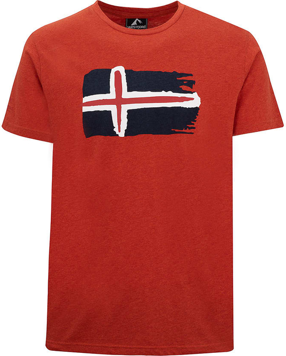 Czerwony t-shirt Limango Polska w młodzieżowym stylu z krótkim rękawem
