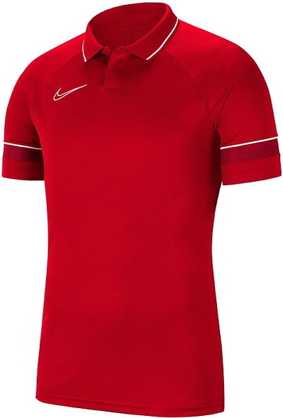 Czerwony t-shirt Nike z dżerseju w sportowym stylu