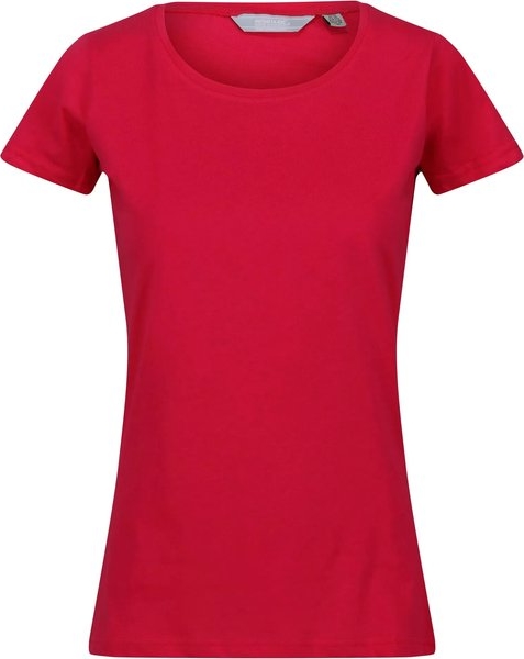 Czerwony t-shirt Regatta w stylu casual z krótkim rękawem z bawełny