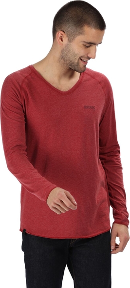 Czerwony t-shirt Regatta z bawełny