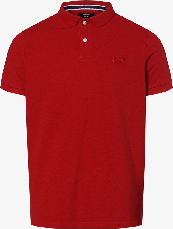 Czerwony t-shirt Superdry