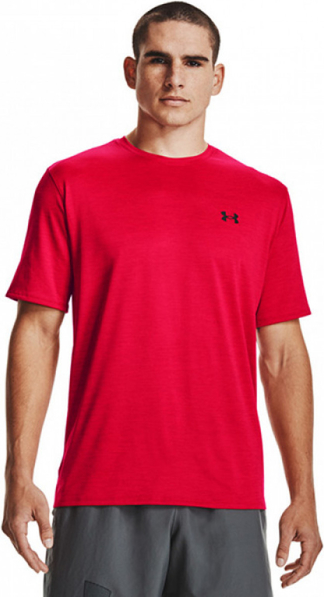 Czerwony t-shirt Under Armour w stylu casual