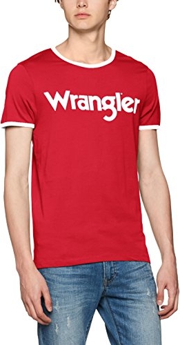 Czerwony t-shirt wrangler