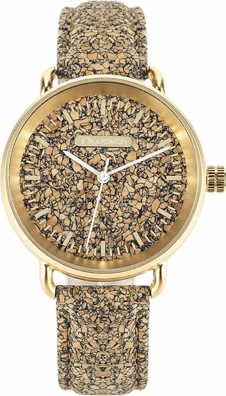 Damski zegarek korkowy Niwatch - CORK &amp; GOLD