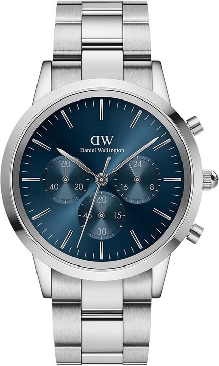 Daniel Wellington zegarek DW00100644 męski kolor srebrny