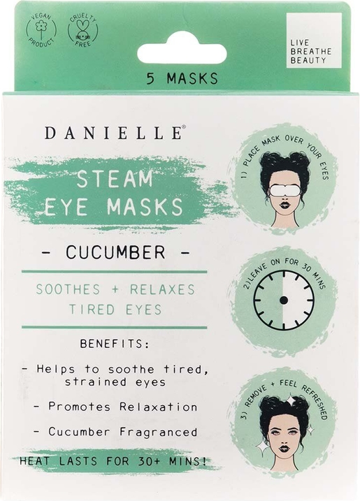 Danielle Beauty płatki na oczy Steam Eye Mask 5-pack