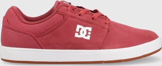 DC Shoes DC buty zamszowe kolor czerwony