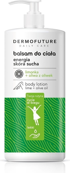 Dermofuture Daily Care balsam do ciała do skóry suchej energia Limonka &amp; Oliwa z Oliwek 480ml