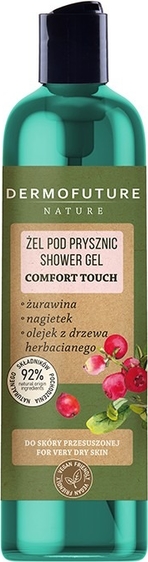 Dermofuture Nature, Comfort touch, żel pod prysznic do skóry przesuszonej, 300 ml