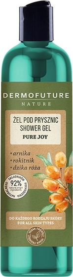 Dermofuture Nature, Pure joy, żel pod prysznic do każdego rodzaju skóry, 300 ml
