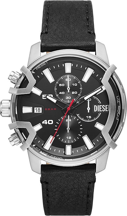 Diesel zegarek męski kolor srebrny