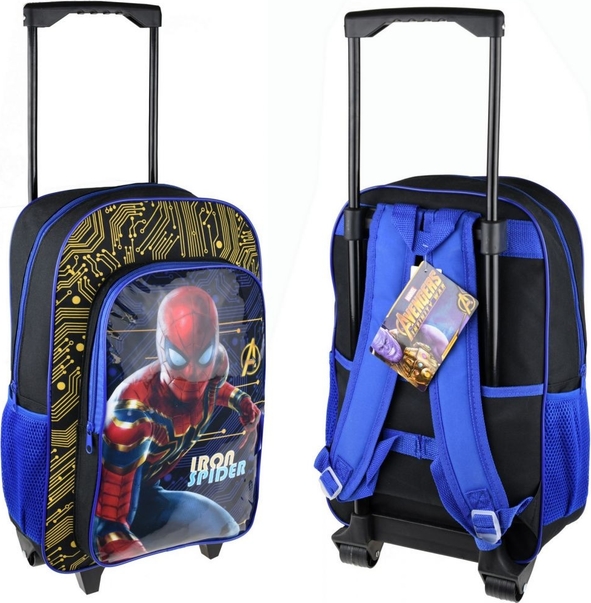 Disney Iron Spider Walizka / Plecak na kółkach dla dzieci Walizeczka