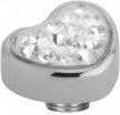 Element wymienny Meddy Melano Vivid M01SR Serce Srebrny Crystal