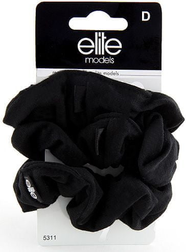 Elite Models Gumki tekstylne 3szt. Modele Elite, 3 szt., Czarny, średnica 7 cm