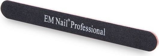 Em Nail Professional Pilnik czarny prosty EM Nail