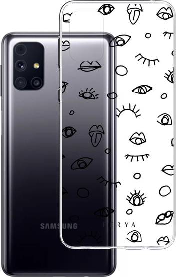 Etui amortyzujące uderzenia do Samsung Galaxy M31s, z unikatową grafiką 3D ferya BLINK