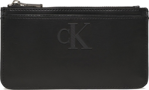 Etui na karty kredytowe Calvin Klein Jeans - Sleek Coin Purse Solid K60K610338 Black BDS