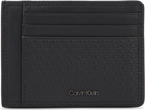 Etui na karty kredytowe Calvin Klein Minimalism Id Cardholder K50K510906 Black/Tonal Mono 01O