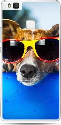 Etuistudio Etui na Huawei P9 Lite pies w okularach.