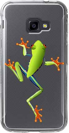 Etuistudio Etui na Samsung Galaxy Xcover 4 - Zielona żabka.