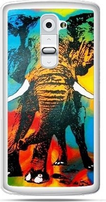 Etuistudio Etui na telefon LG G2 kolorowy słoń