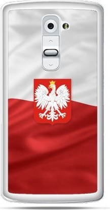 Etuistudio Etui na telefon LG G2 patriotyczne - flaga Polski z godłem