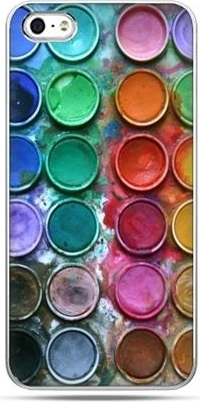 Etuistudio iPhone 5 , 5s etui na telefon kolorowe farbki