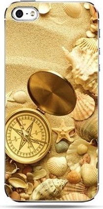 Etuistudio iPhone SE etui na telefon kompas na plaży