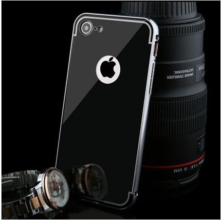 Etuistudio Mirror bumper case na iPhone 8 - Czarny.