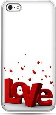 Etuistudio Walentynkowe etui na telefon - napis LOVE 3D
