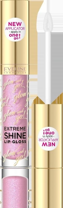 Eveline, Extreme Shine, Glow and Go, błyszczyk do ust, nr 07, 4.5 ml