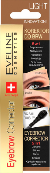 Eveline Eyebrow Corrector Light Brown 9 Ml