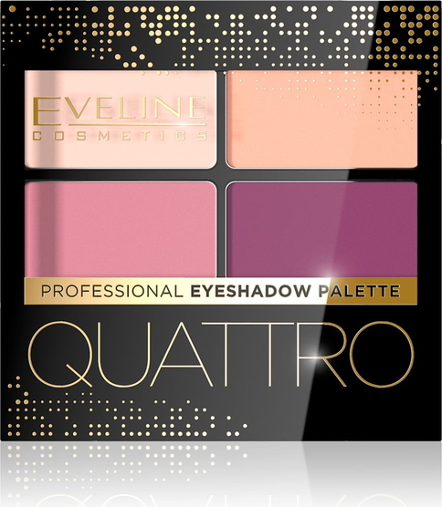 Eveline Quattro Professional Eyeshadow Palette paletka cieni do powiek 03 7.2g