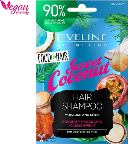 Eveline Sweet coconut szampon do włosów normalnych i cienkich