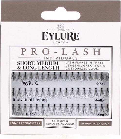 Eylure Pro-Lash Individuals - Sztuczne rzęsy w kępkach czarne