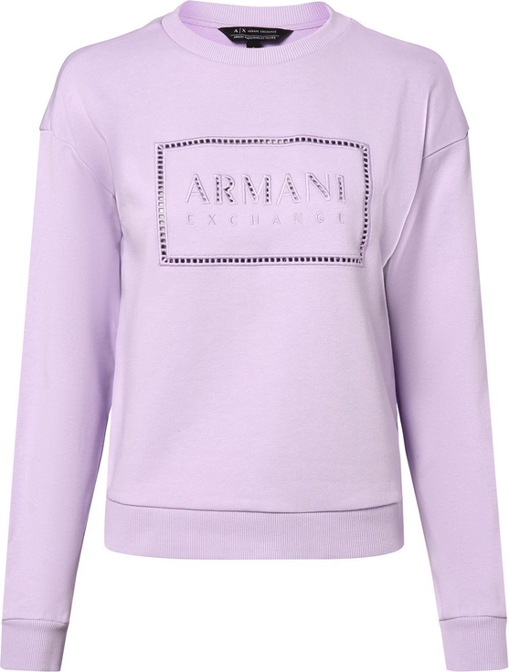 Fioletowa bluza Armani Exchange w stylu casual