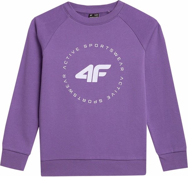 Fioletowa bluza dziecięca 4F
