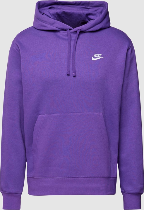 Fioletowa bluza Nike z bawełny w młodzieżowym stylu