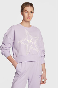 Fioletowa bluza Pinko w młodzieżowym stylu