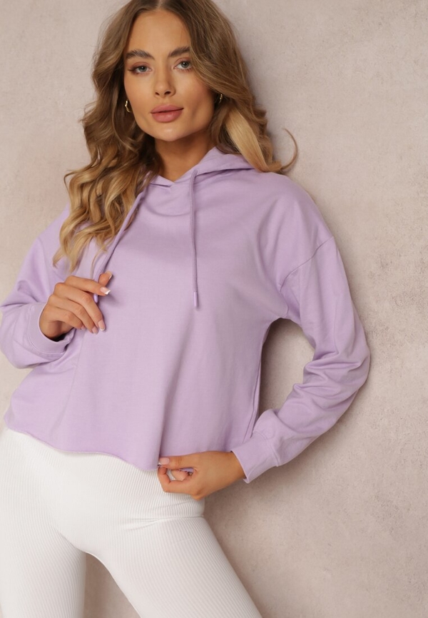 Fioletowa bluza Renee w młodzieżowym stylu