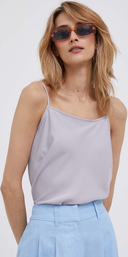 Fioletowa bluzka Calvin Klein