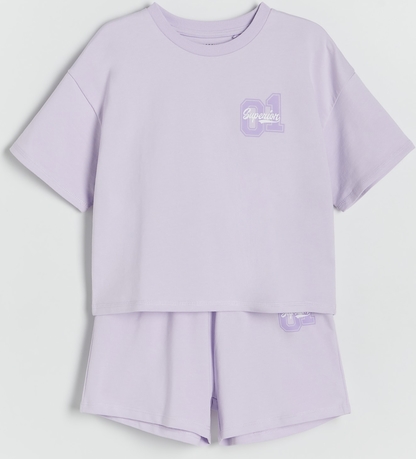 Fioletowa bluzka dziecięca Reserved